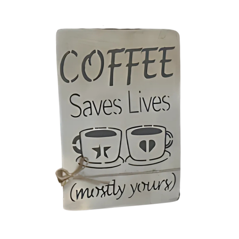 Wood Sign | Coffee | Shelf Decor | Cottage Style | Rustic Farmhouse